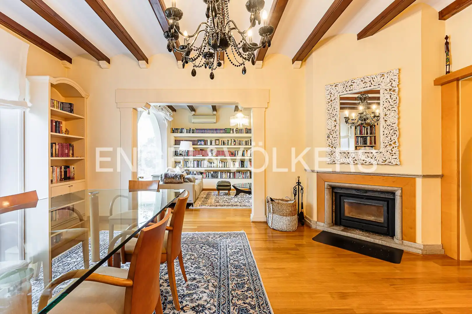 Dining room of Houses for sale in Cerdanyola del Vallès  with Air Conditioner, Heating and Private garden