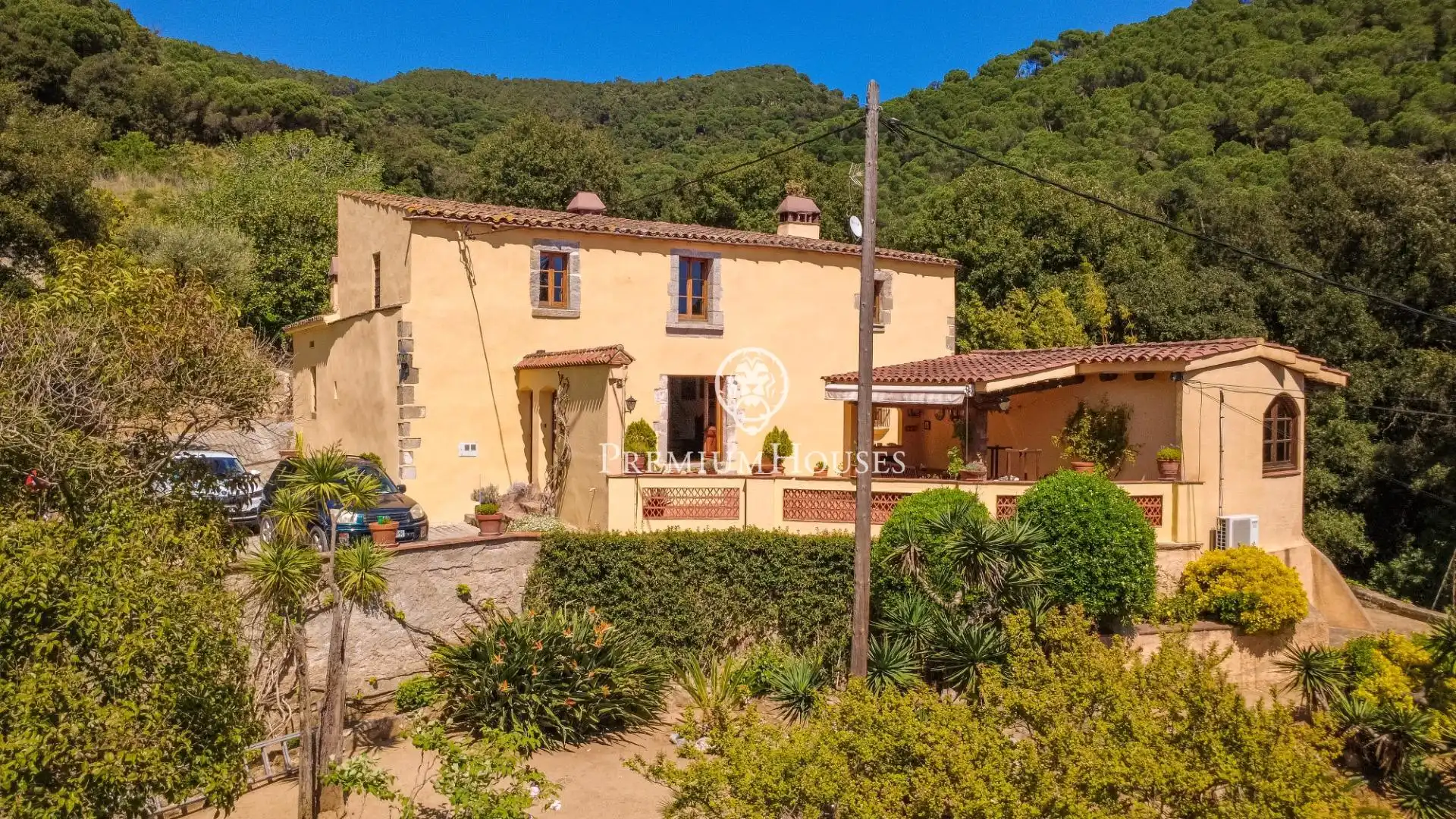 Vista exterior de Finca rústica en venta en Arenys de Munt con Aire acondicionado, Calefacción y Jardín privado