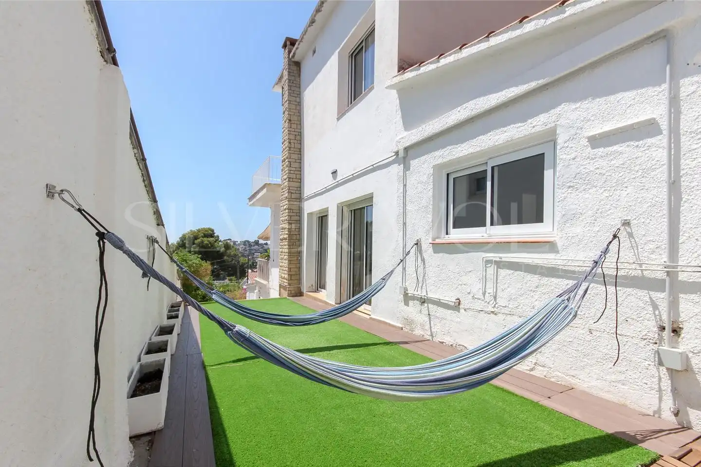Terraza de Casa o chalet en venta en Castelldefels con Calefacción, Jardín privado y Terraza