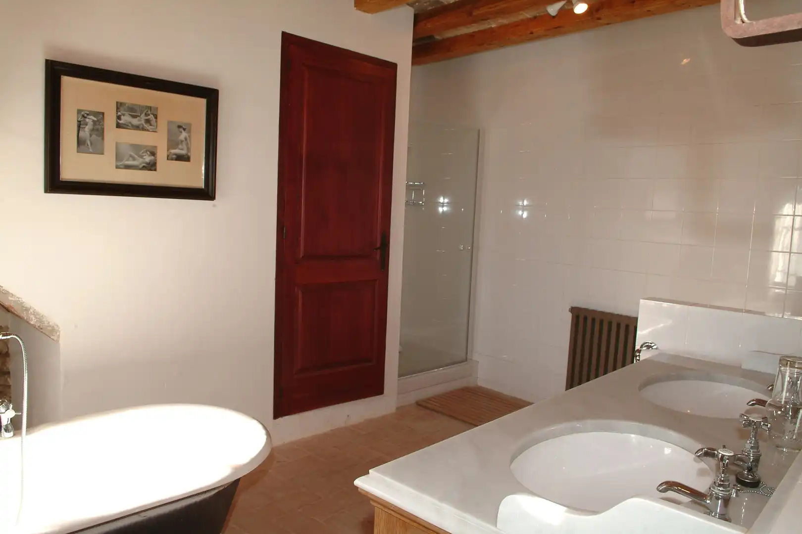 Baño de Finca rústica en venta en Camprodon con Calefacción, Jardín privado y Terraza