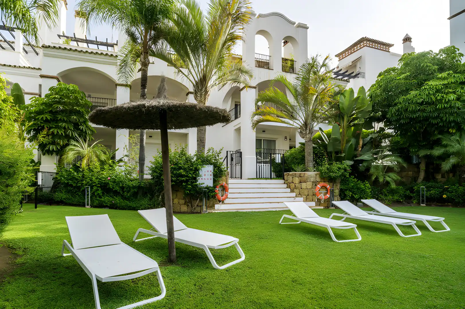 Jardín de Apartamento en venta en Marbella con Aire acondicionado, Terraza y Piscina