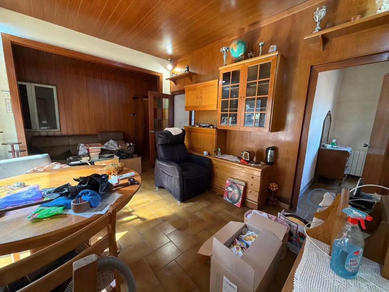 Wohnzimmer von Haus oder Chalet zum Verkauf in Olot mit Klimaanlage, Heizung und Privatgarten