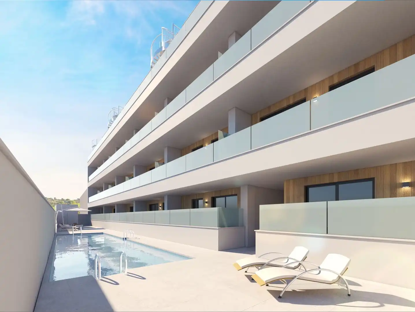 Vista exterior de Apartament en venda en Mijas amb Aire condicionat, Calefacció i Traster