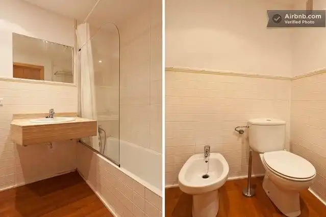 Bathroom of Flat for rent in Llucmajor  with Air Conditioner, Heating and Parquet flooring