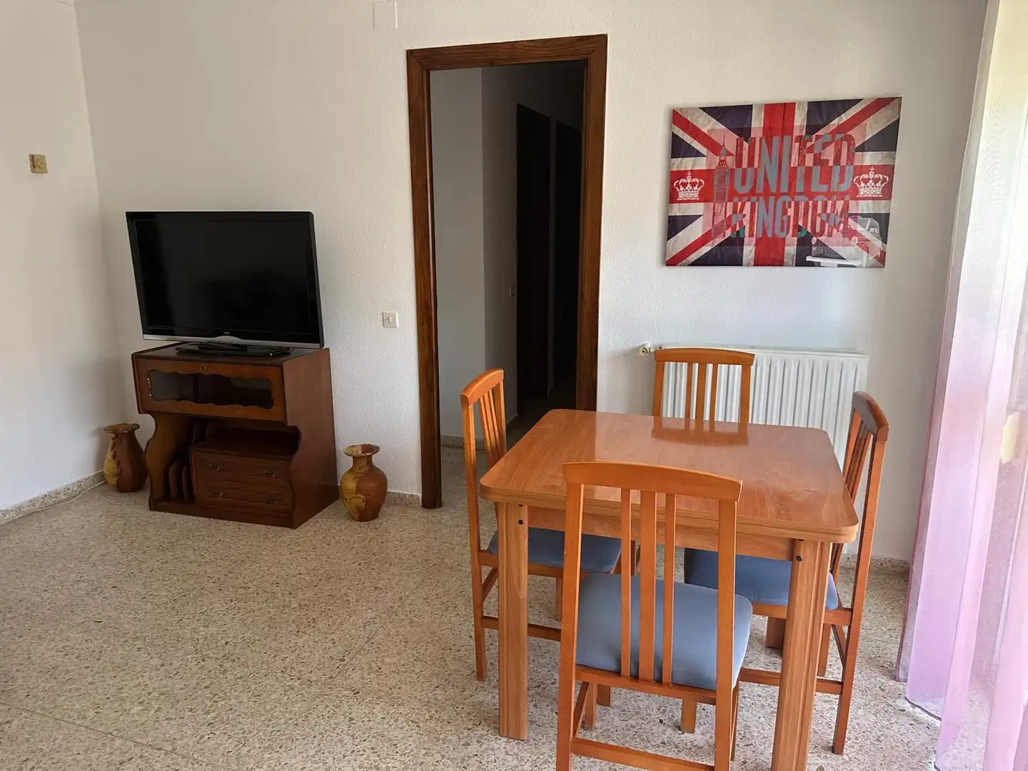 Sala de estar de Piso de alquiler en Badajoz con Aire acondicionado, Calefacción y Terraza
