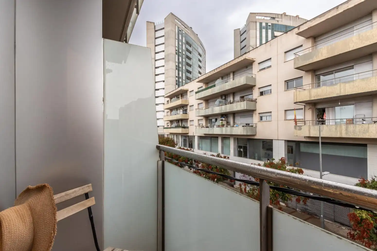 Terrasse von Wohnung zum Verkauf in Terrassa mit Heizung, Parkett und Terrasse