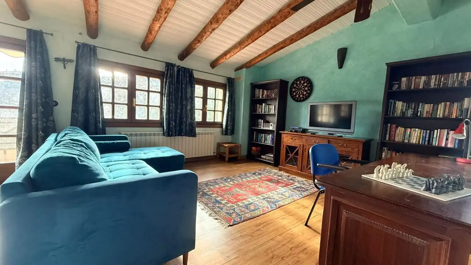 Sala d'estar de Casa o xalet en venda en Castellote amb Terrassa i Traster