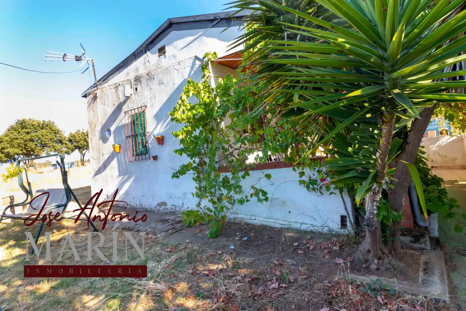 Vista exterior de Casa o chalet en venta en Badajoz con Aire acondicionado, Jardín privado y Piscina