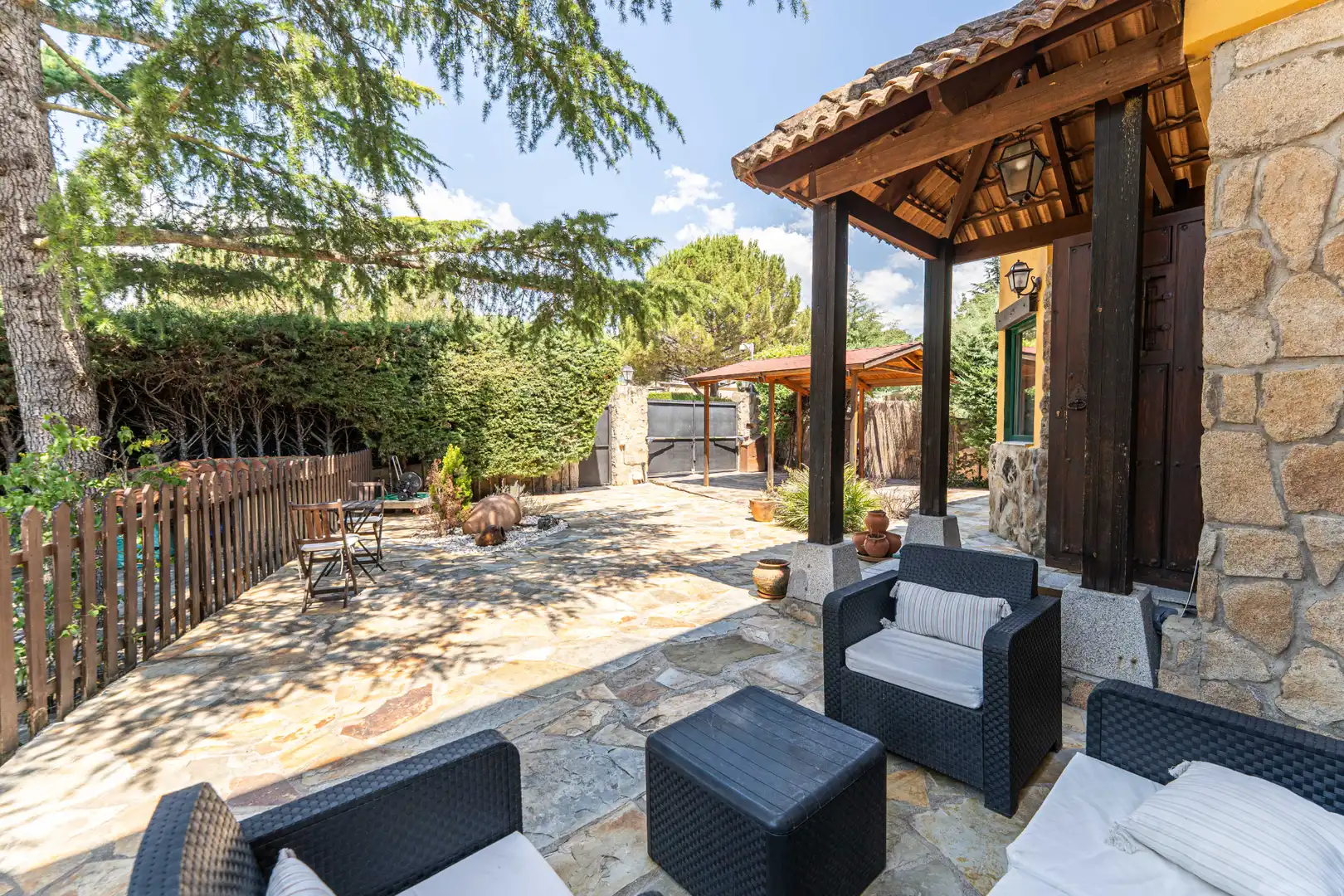Terrassa de Casa o xalet en venda en Alpedrete amb Calefacció, Jardí privat i Terrassa
