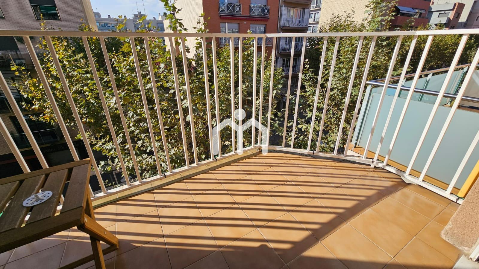Balcony of Flat for sale in Badalona  with Air Conditioner, Terrace and Furnished