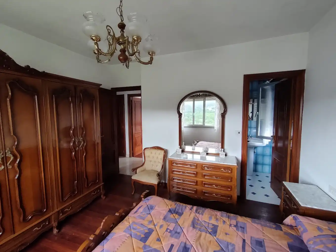 Habitación de Casa o chalet en venta en Lousame con Jardín privado, Trastero y Amueblado