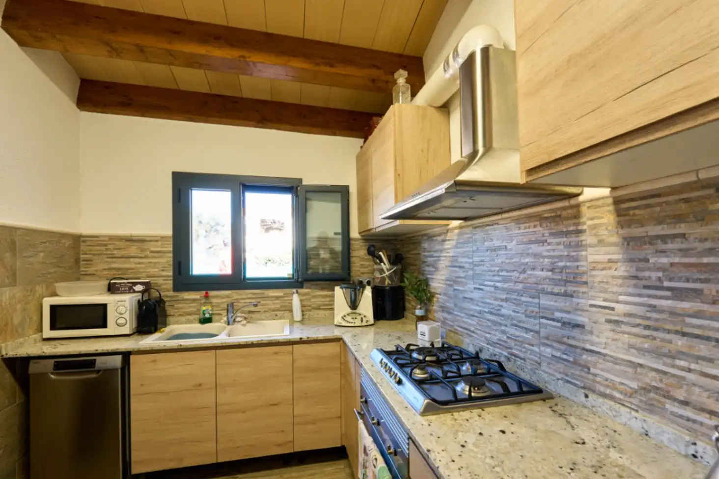 Cocina de Finca rústica en venta en L'Ametlla del Vallès con Calefacción, Terraza y Trastero