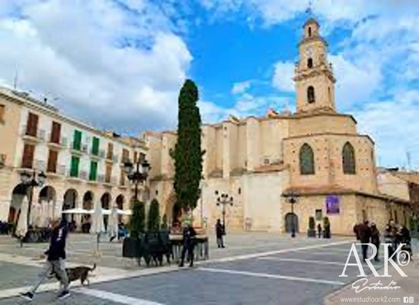 Vista exterior de Garatge en venda en Gandia