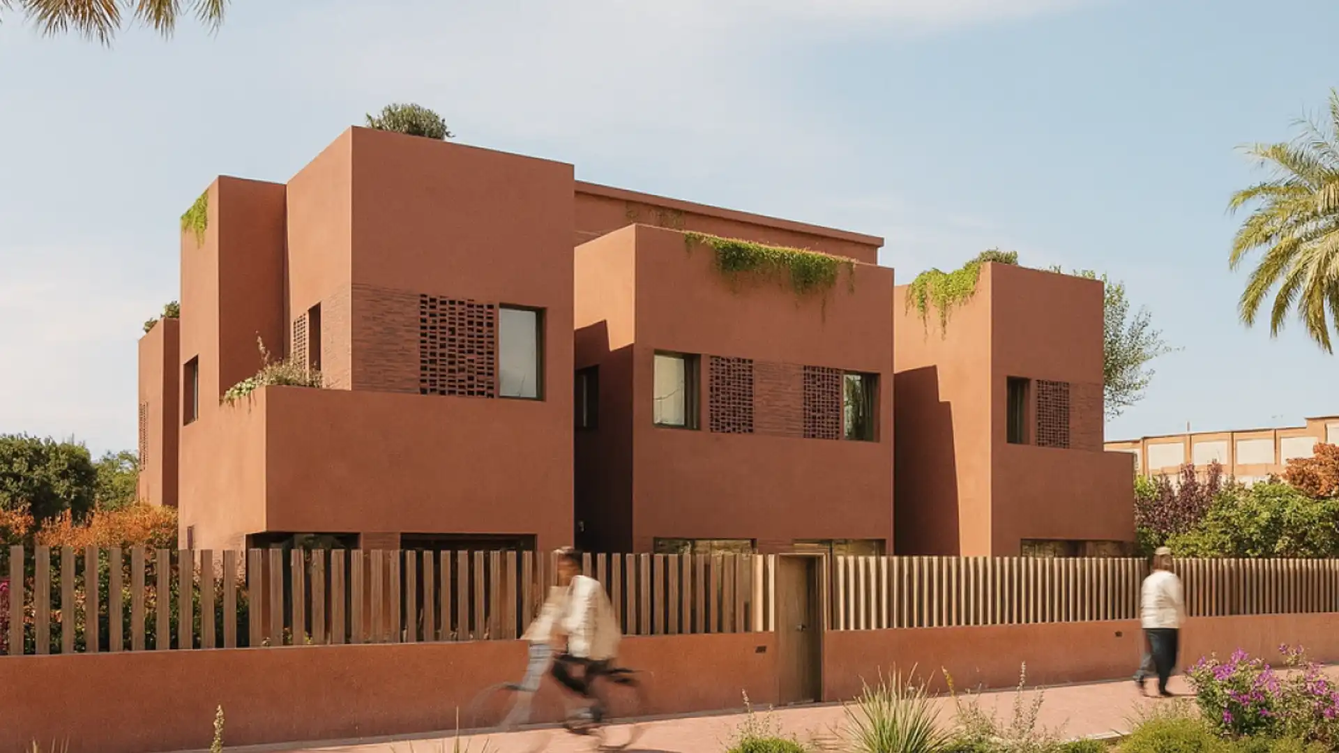 Exterior view of Houses for sale in Rafelbuñol / Rafelbunyol  with Air Conditioner