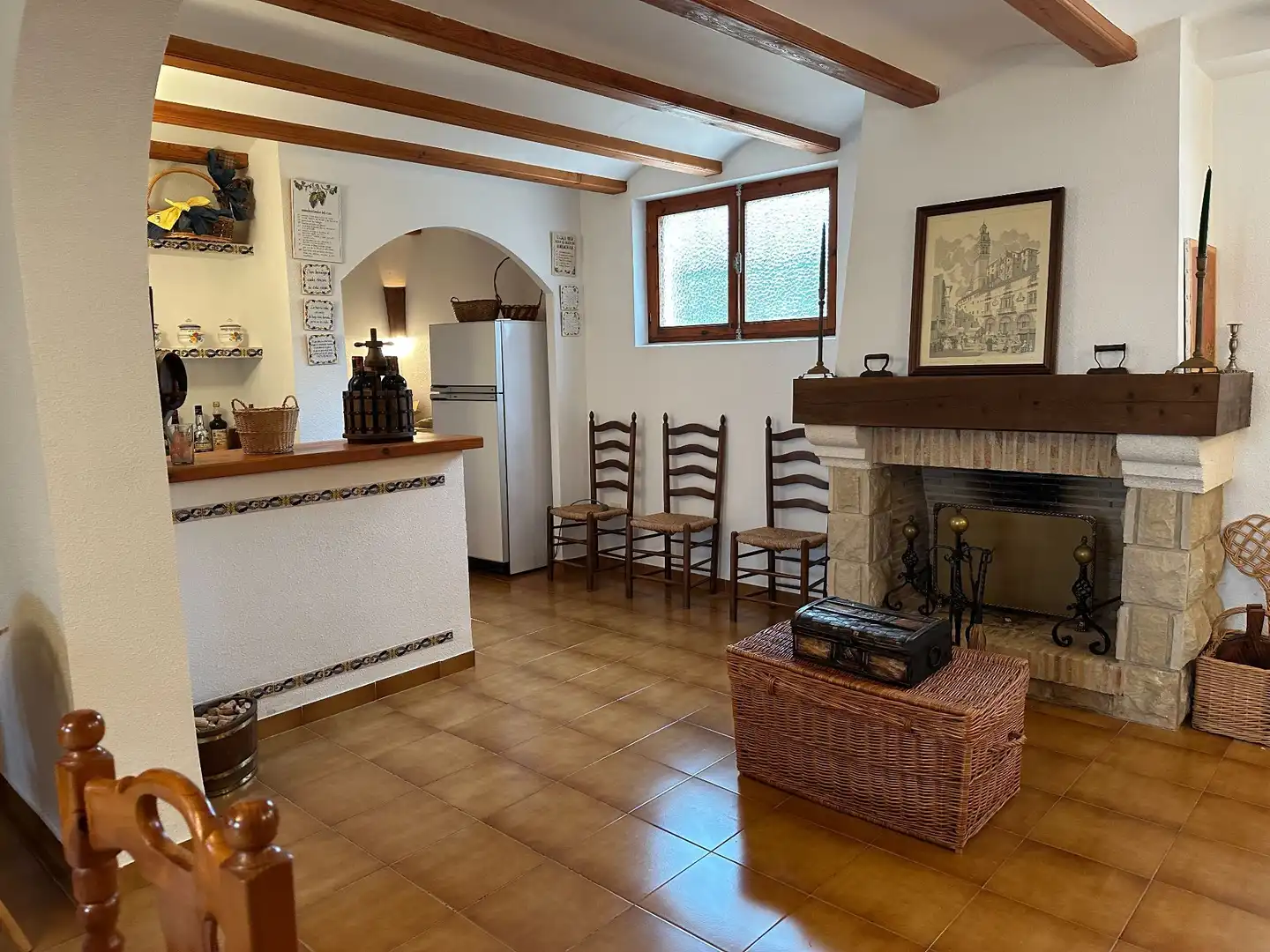 Sala d'estar de Casa o xalet en venda en Ontinyent amb Aire condicionat, Calefacció i Jardí privat