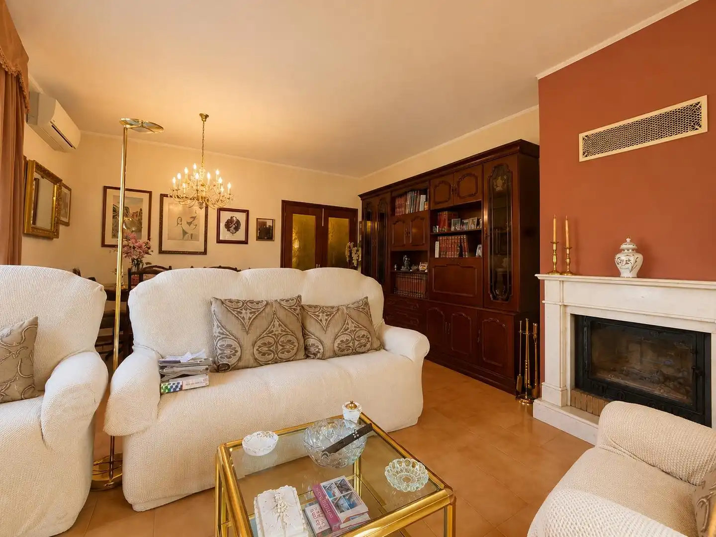 Sala de estar de Casa o chalet en venta en El Vilosell con Jardín privado y Terraza