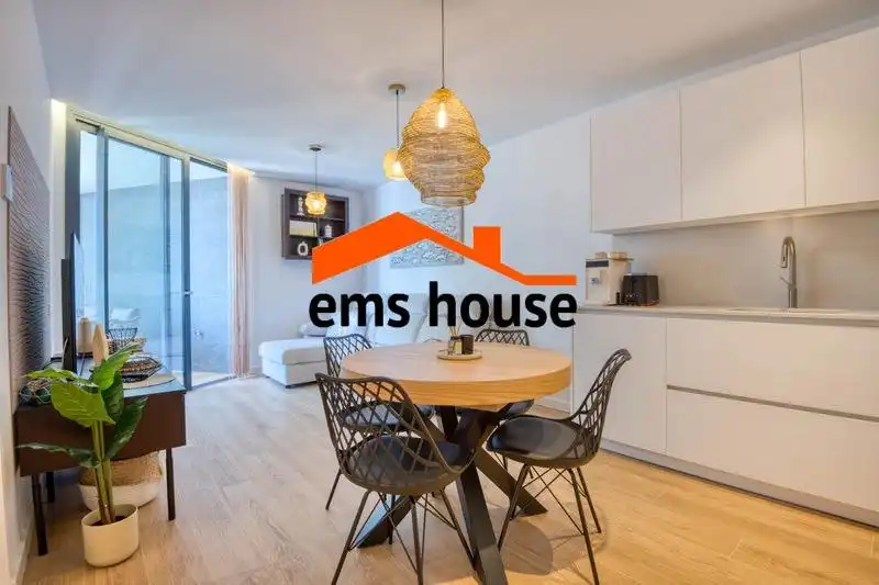 Comedor de Apartamento de alquiler en Calonge i Sant Antoni con Terraza, Amueblado y Balcón