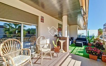 Terrace of Flat for sale in Sant Pere de Ribes  with Air Conditioner, Private garden and Terrace