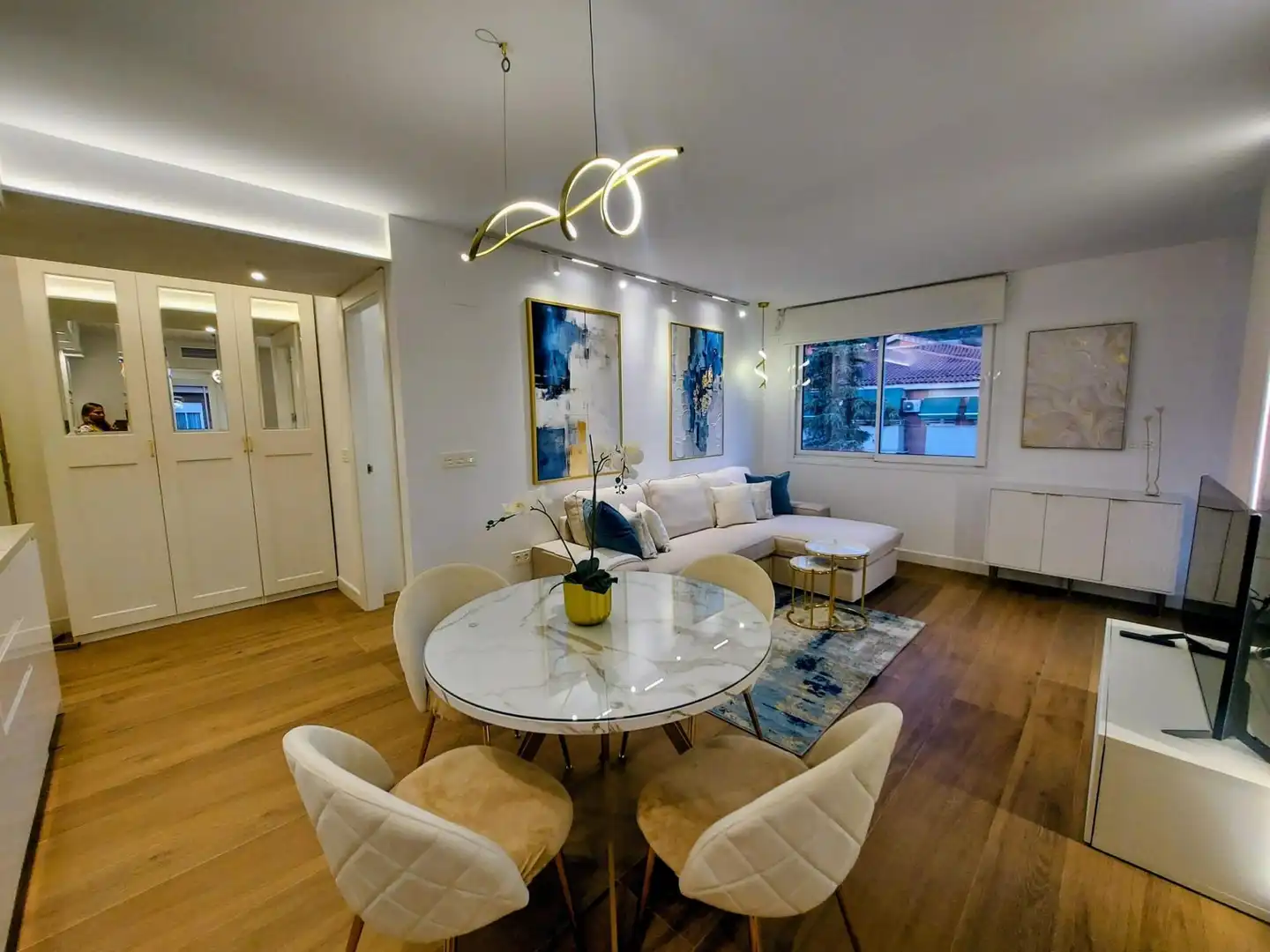 Wohnzimmer von Wohnung zur Miete in Granada mit Klimaanlage, Heizung und Möbliert