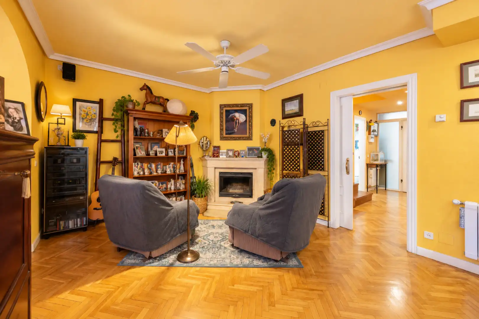 Sala de estar de Casa o chalet en venta en Madrid con Aire acondicionado, Calefacción y Terraza
