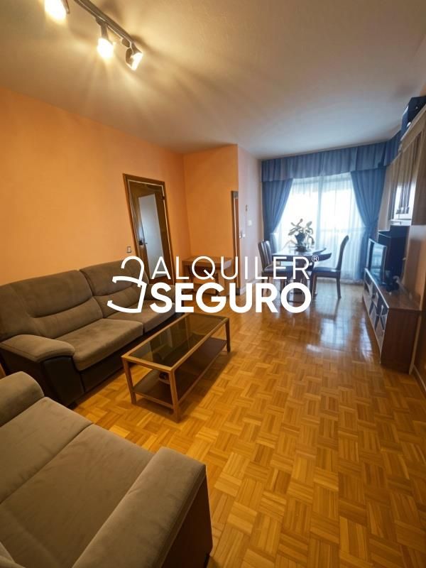 Living room of Flat to rent in Guadalajara Capital  with Heating, Terrace and Furnished