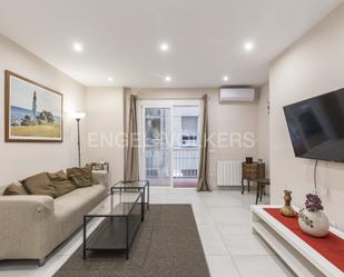 Living room of Apartment to rent in  Barcelona Capital  with Air Conditioner, Terrace and Balcony