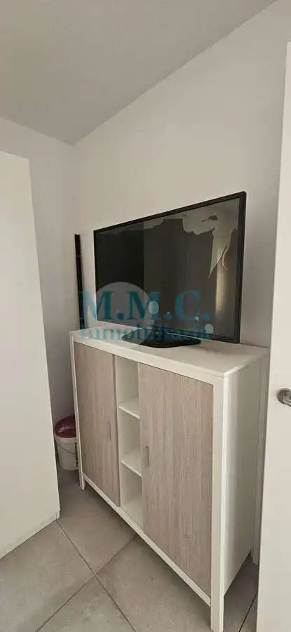 Schlafzimmer von Wohnung zur Miete in Roquetas de Mar mit Klimaanlage, Terrasse und Möbliert