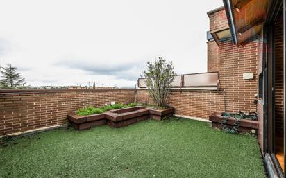 Terrace of Duplex to rent in Pozuelo de Alarcón  with Air Conditioner, Heating and Parquet flooring