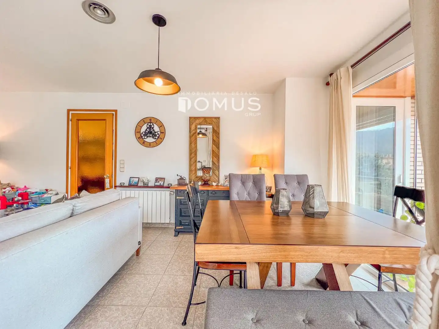 Dining room of Houses for sale in Besalú  with Air Conditioner, Private garden and Terrace
