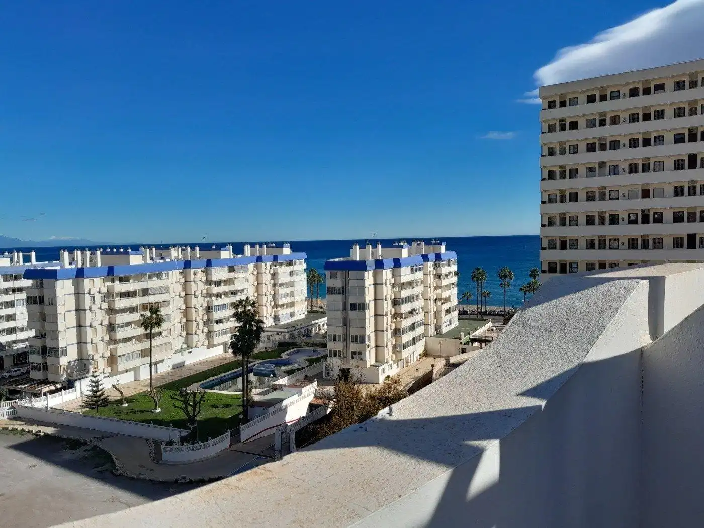 Außenansicht von Dachboden zum Verkauf in Benalmádena mit Klimaanlage, Heizung und Terrasse