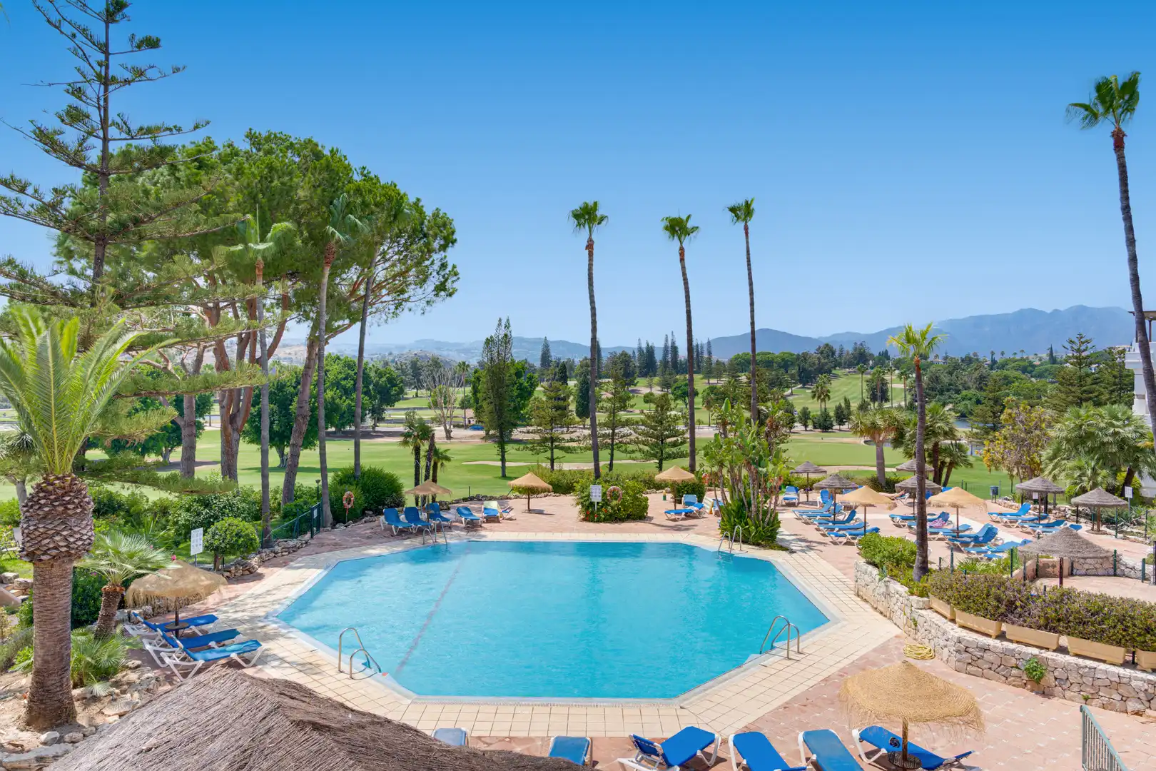 Swimming pool of Ground floor for sale in Mijas  with Air Conditioner, Terrace and Swimming Pool