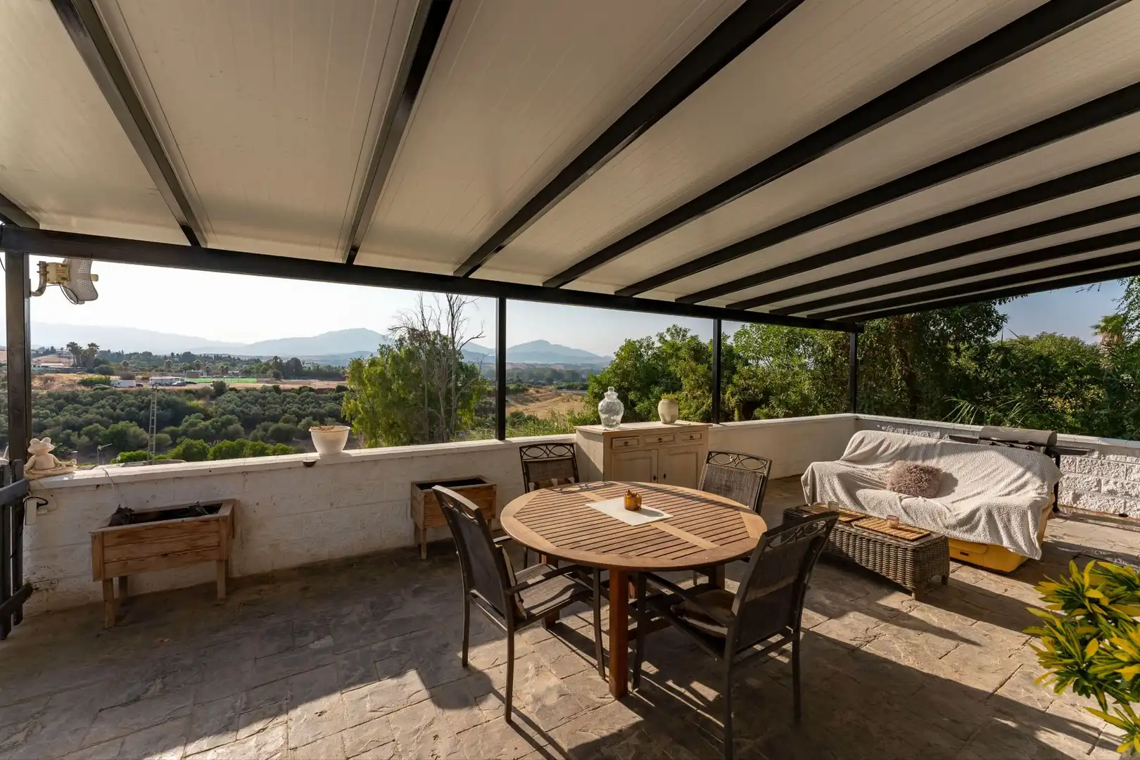 Terraza de Finca rústica en venta en Cártama con Aire acondicionado y Trastero