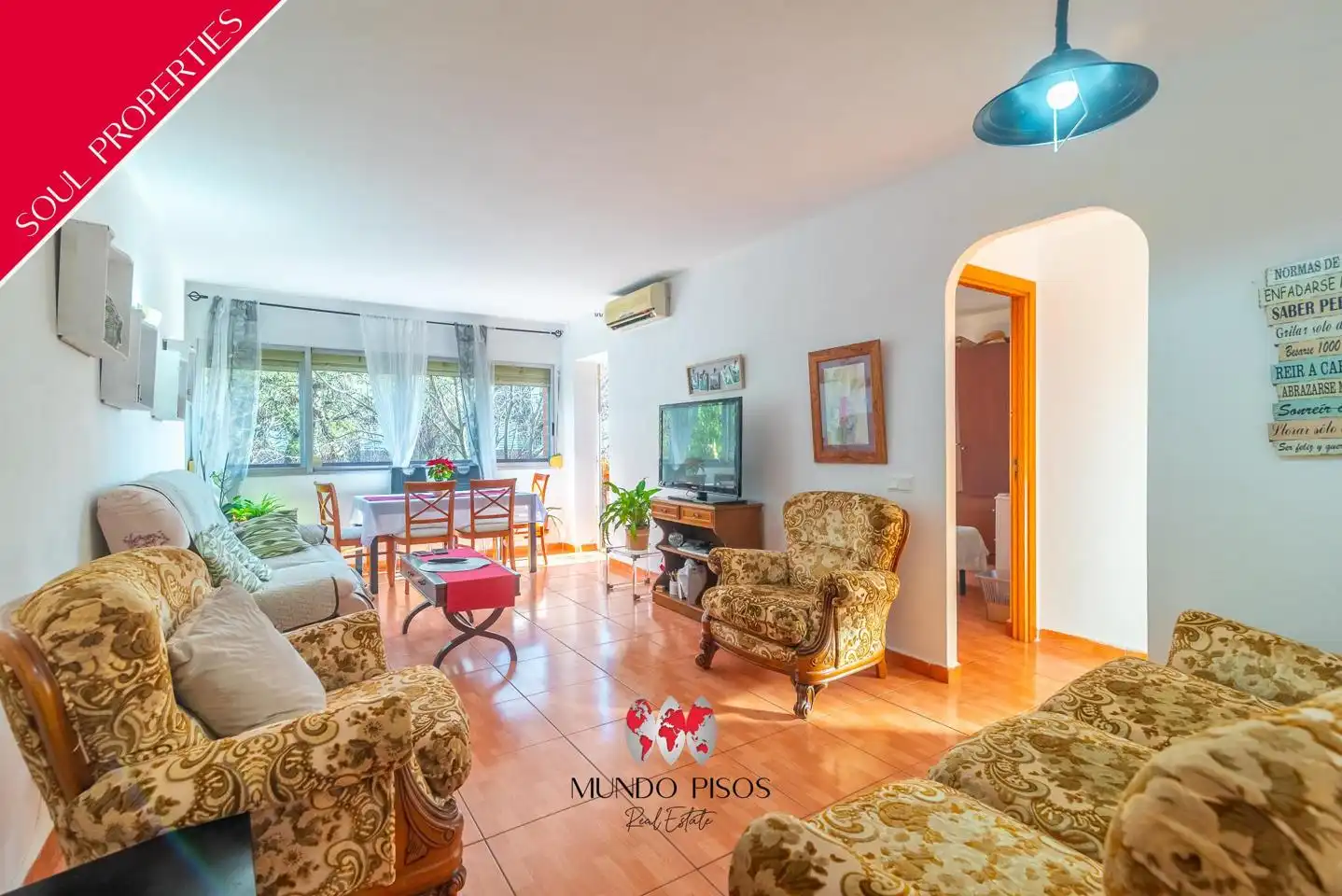 Sala d'estar de Pis en venda en Marratxí amb Aire condicionat i Balcó