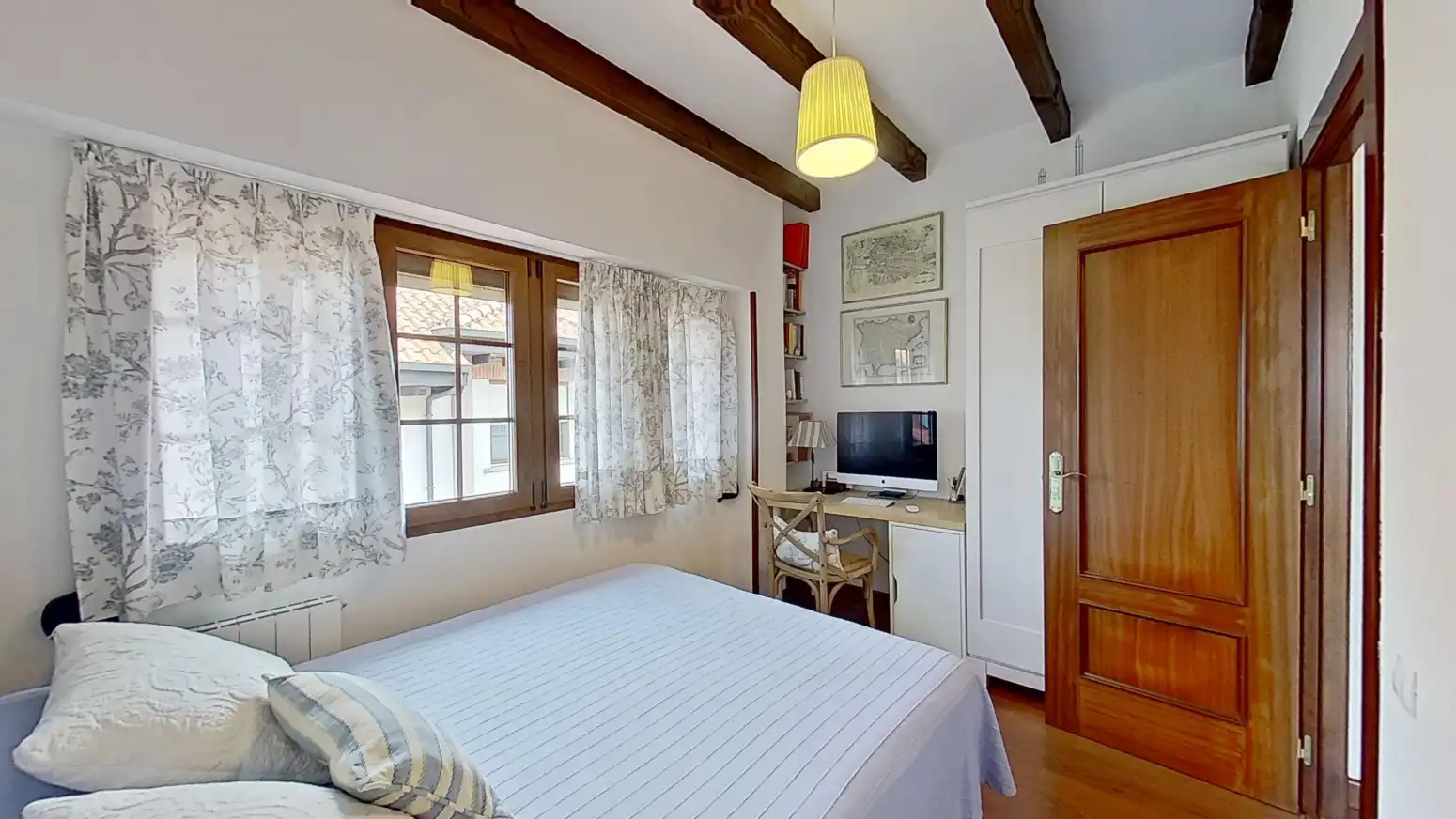 Bedroom of Detached homes for sale in Suances  with Heating, Parquet flooring and Terrace