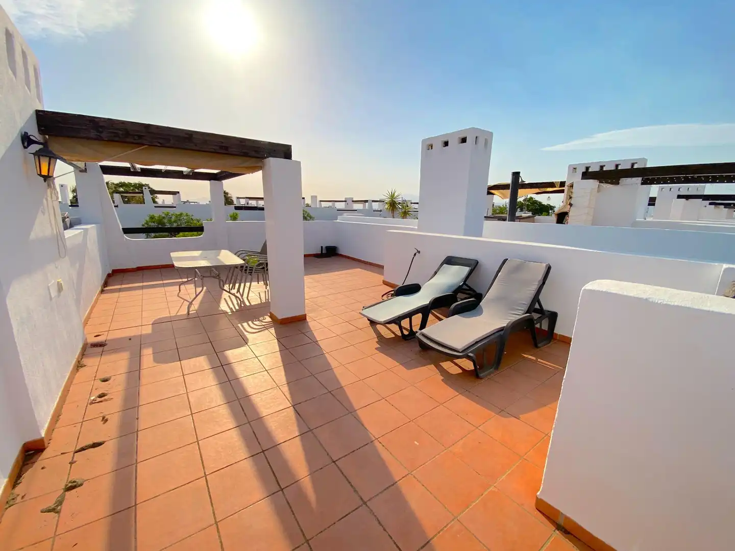 Terraza de Apartamento en venta en Alhama de Murcia con Aire acondicionado, Jardín privado y Amueblado
