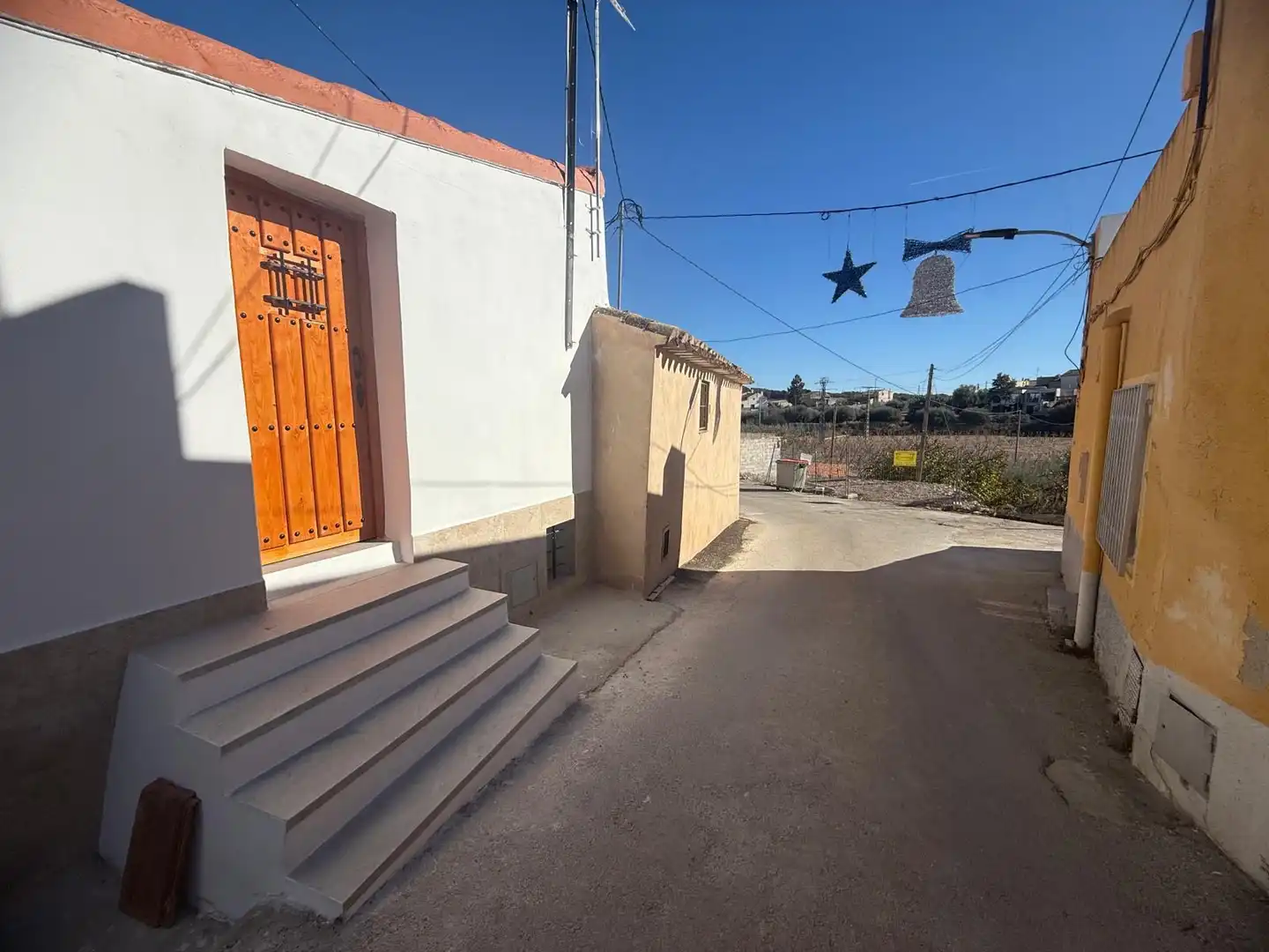 Vista exterior de Casa o xalet en venda en Cehegín amb Aire condicionat, Jardí privat i Terrassa