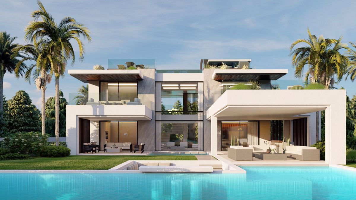Exterior view of House or chalet for sale in Marbella  with Air Conditioner, Heating and Private garden