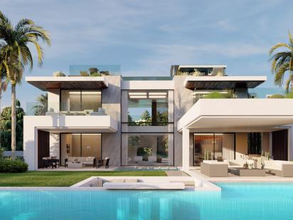 Exterior view of House or chalet for sale in Marbella  with Air Conditioner, Heating and Private garden