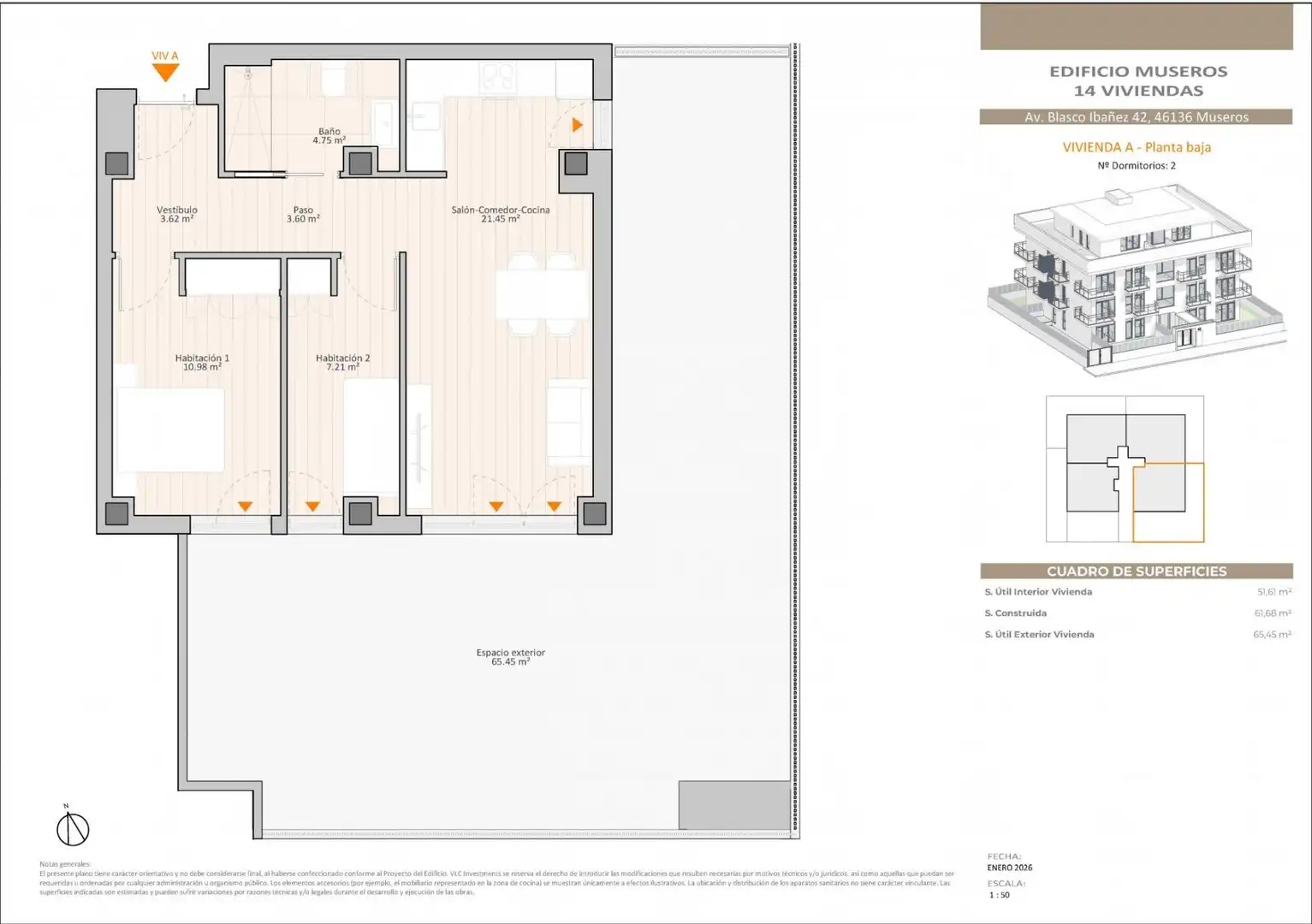 Erdgeschosswohnung mit Aufzug zum Verkauf in Museros, imagen 9