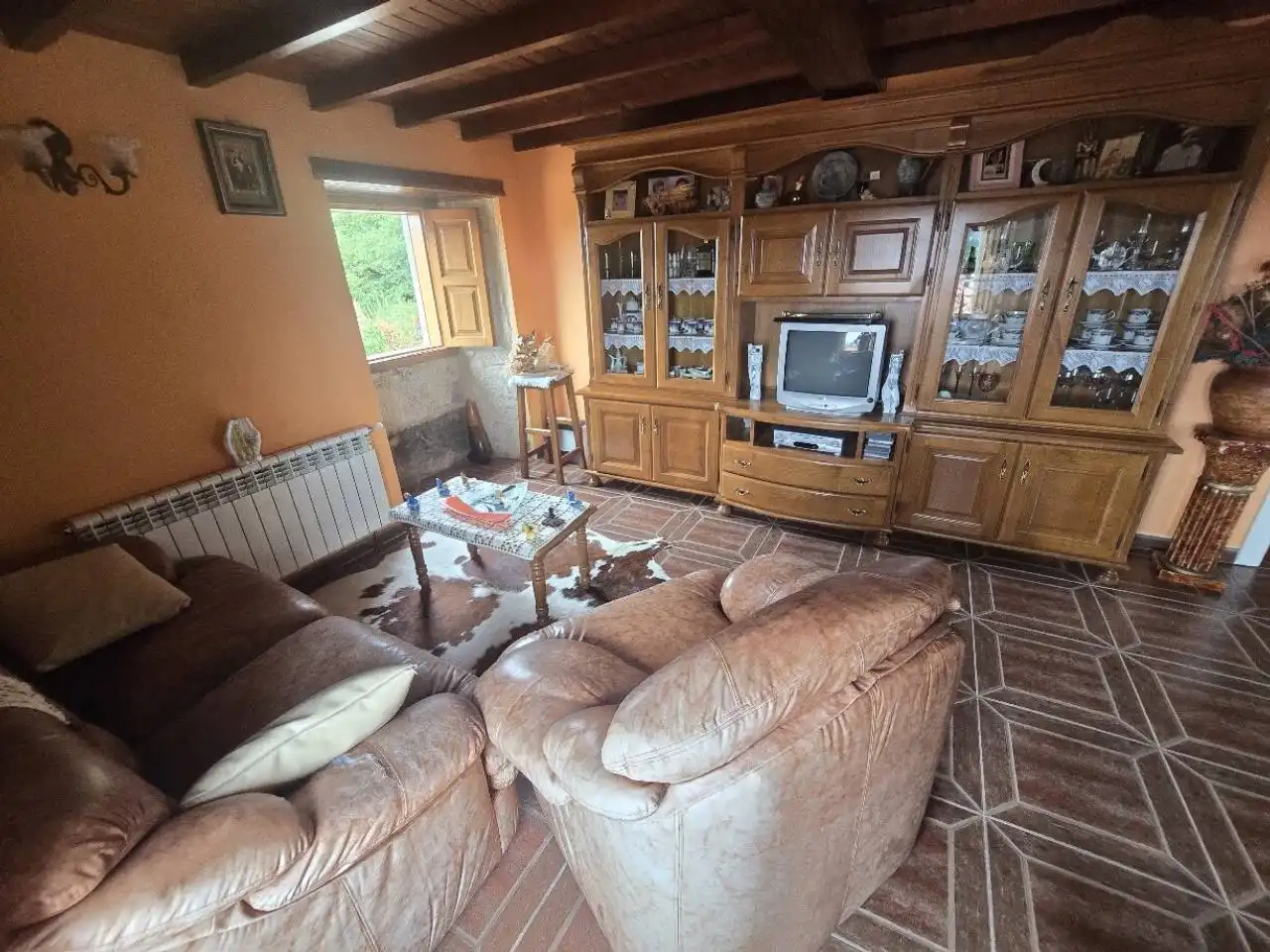 Wohnzimmer von Haus oder Chalet zum Verkauf in O Saviñao  mit Heizung, Privatgarten und Terrasse