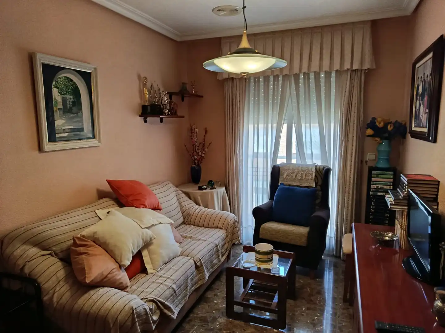 Sala d'estar de Pis en venda en Alcantarilla amb Aire condicionat, Calefacció i Terrassa