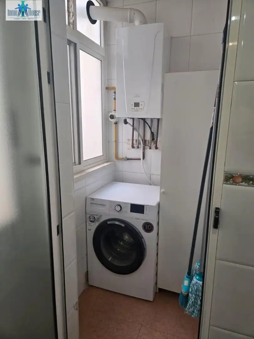 Kitchen of Flat for sale in Albacete  with Heating, Terrace and Storage room