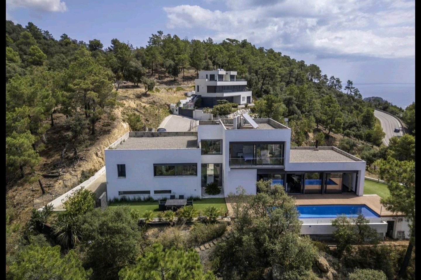 Exterior view of House or chalet for sale in Lloret de Mar  with Air Conditioner, Heating and Private garden