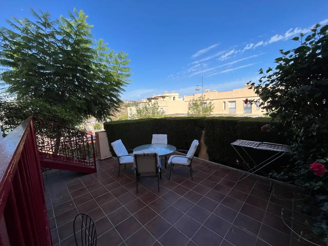 Terraza de Casa adosada en venta en Vélez-Málaga con Aire acondicionado, Calefacción y Jardín privado