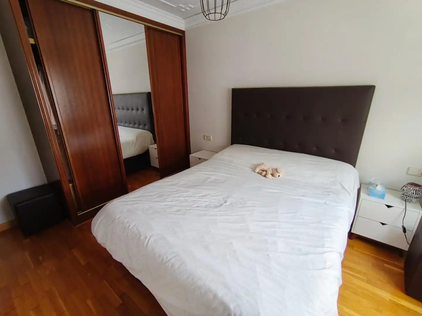 Bedroom of Flat for rent in Albacete  with Air Conditioner, Heating and Parquet flooring