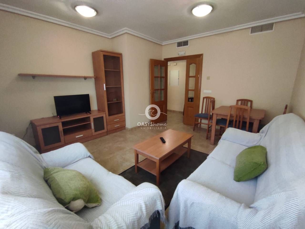 Sala d'estar de Pis de lloguer en Cartagena amb Aire condicionat, Calefacció i Moblat