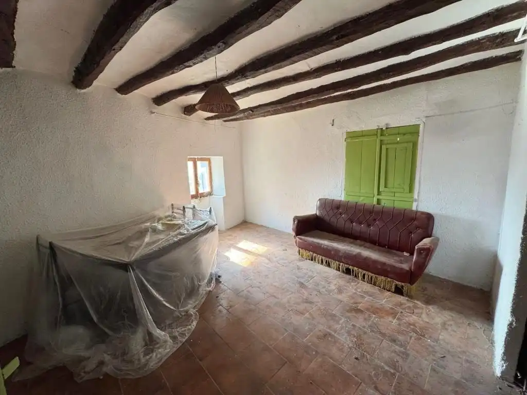 Sala de estar de Casa o chalet en venta en Fórnoles con Jardín privado y Terraza