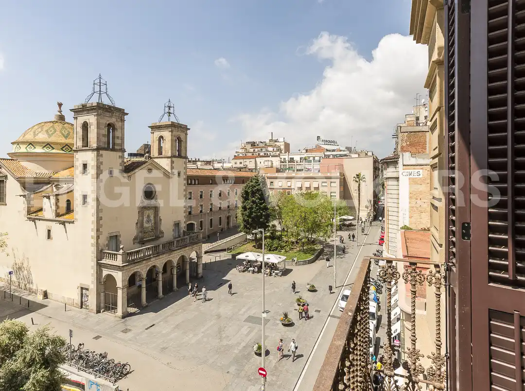 Vista exterior de Pis de lloguer en Barcelona amb Aire condicionat, Calefacció i Parquet