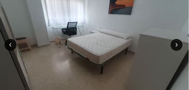 Bedroom of Flat to rent in  Granada Capital  with Air Conditioner, Heating and Furnished