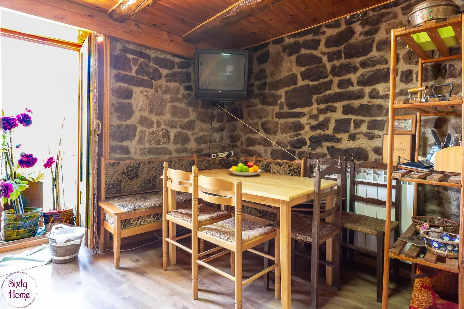 Dining room of Houses for sale in Castiliscar  with Furnished